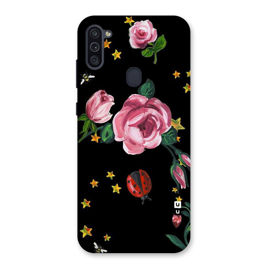 Ladybird And Floral Back Case for Galaxy M11