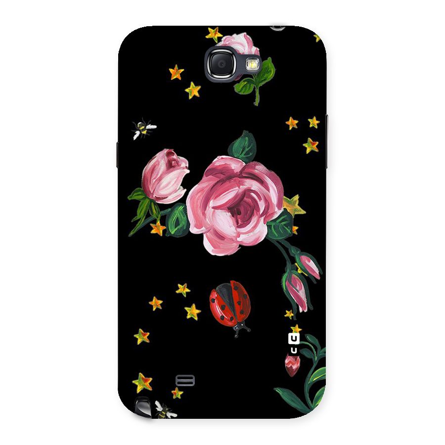 Ladybird And Floral Back Case for Galaxy Note 2