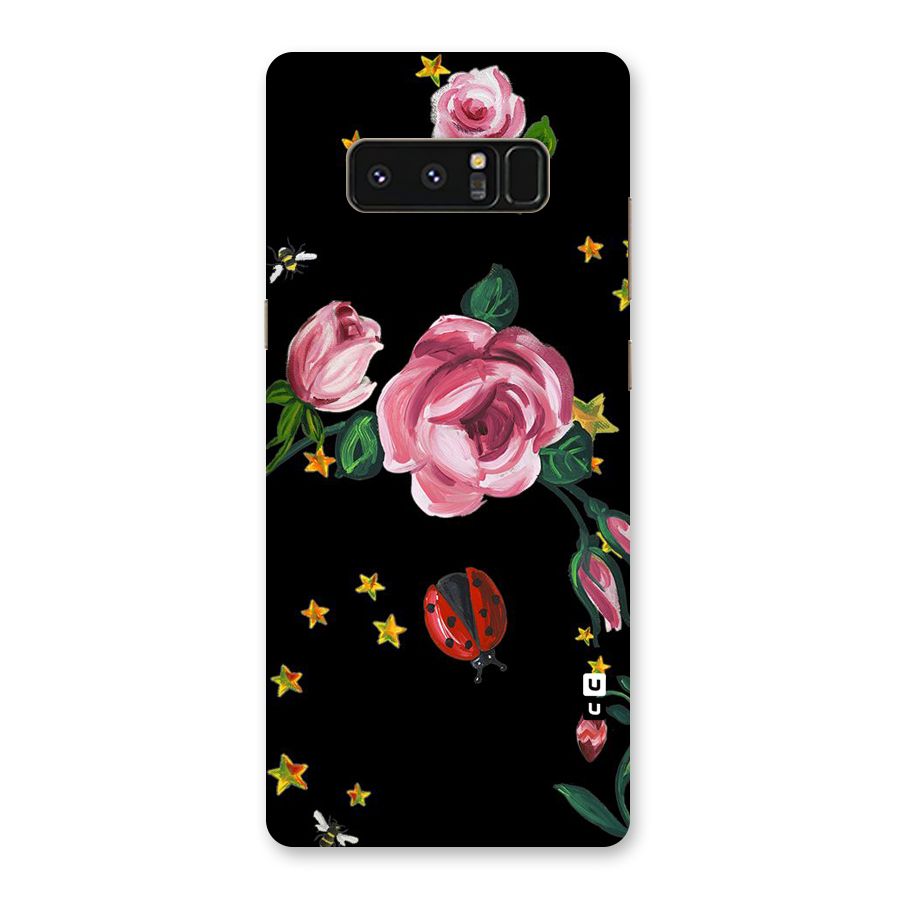 Ladybird And Floral Back Case for Galaxy Note 8