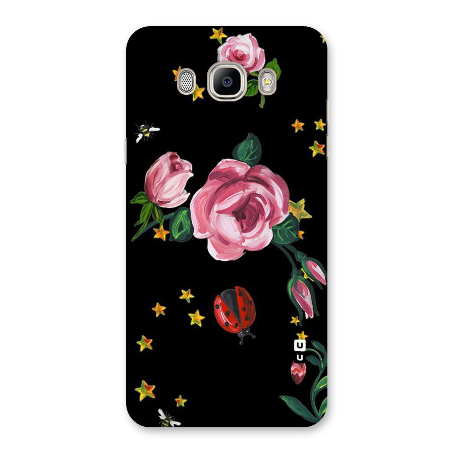 Ladybird And Floral Back Case for Galaxy On8