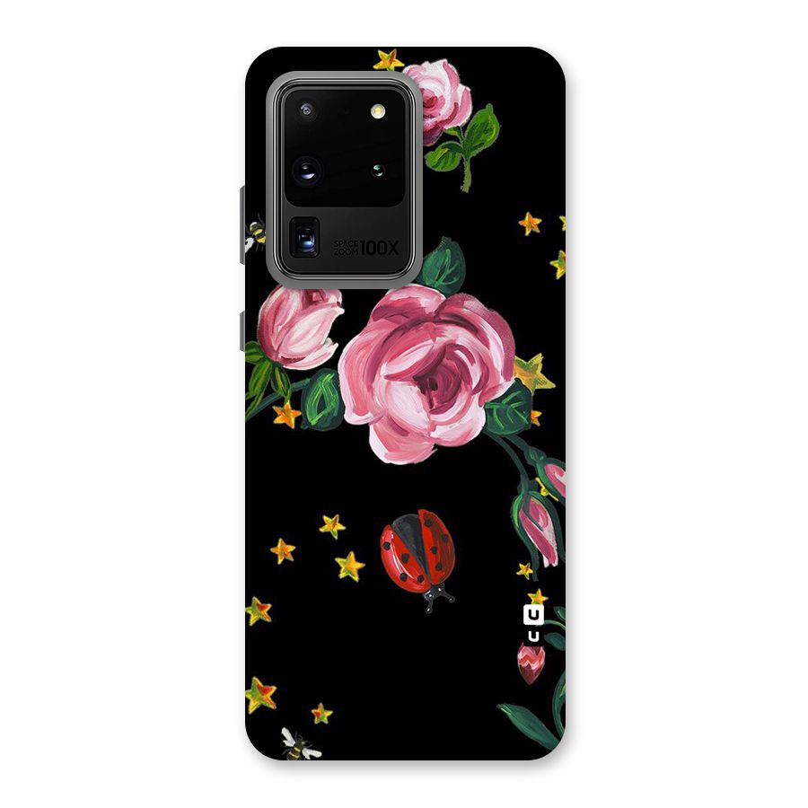 Ladybird And Floral Back Case for Galaxy S20 Ultra