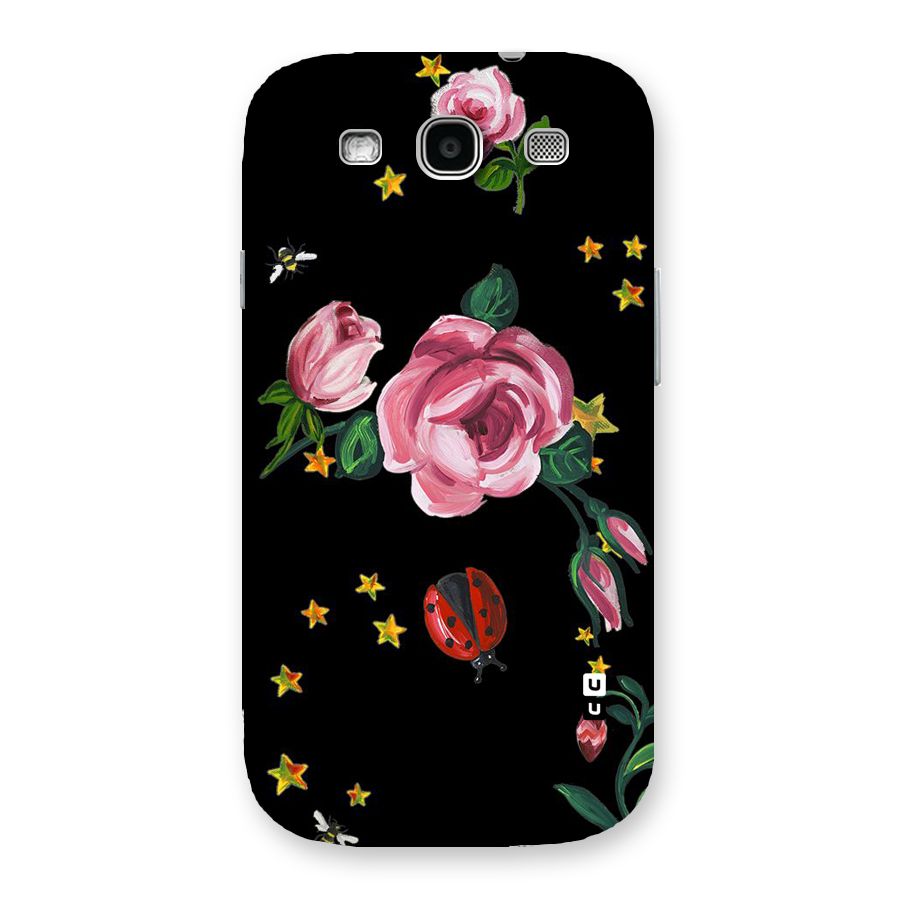 Ladybird And Floral Back Case for Galaxy S3