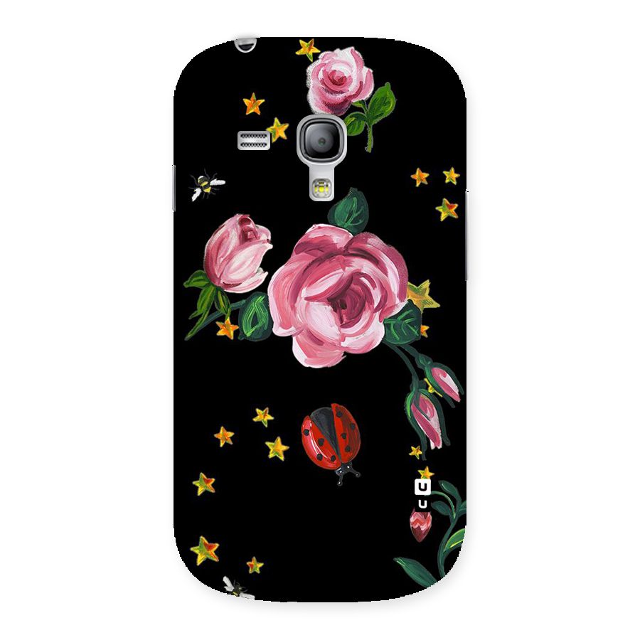 Ladybird And Floral Back Case for Galaxy S3 Mini