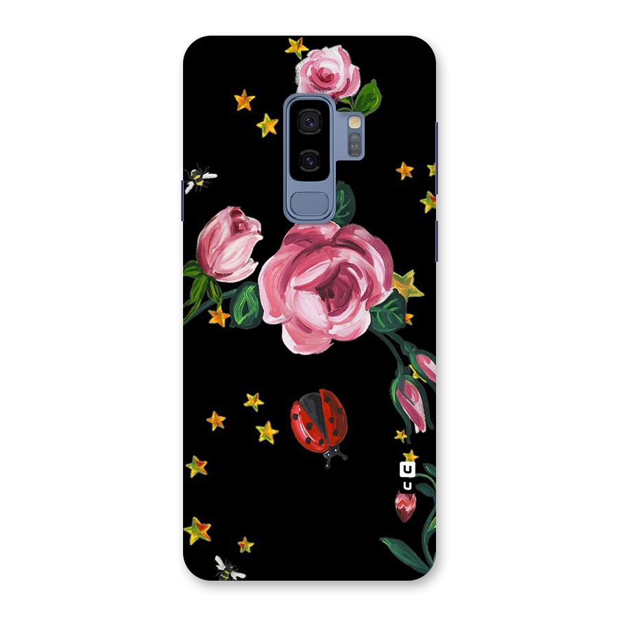 Ladybird And Floral Back Case for Galaxy S9 Plus