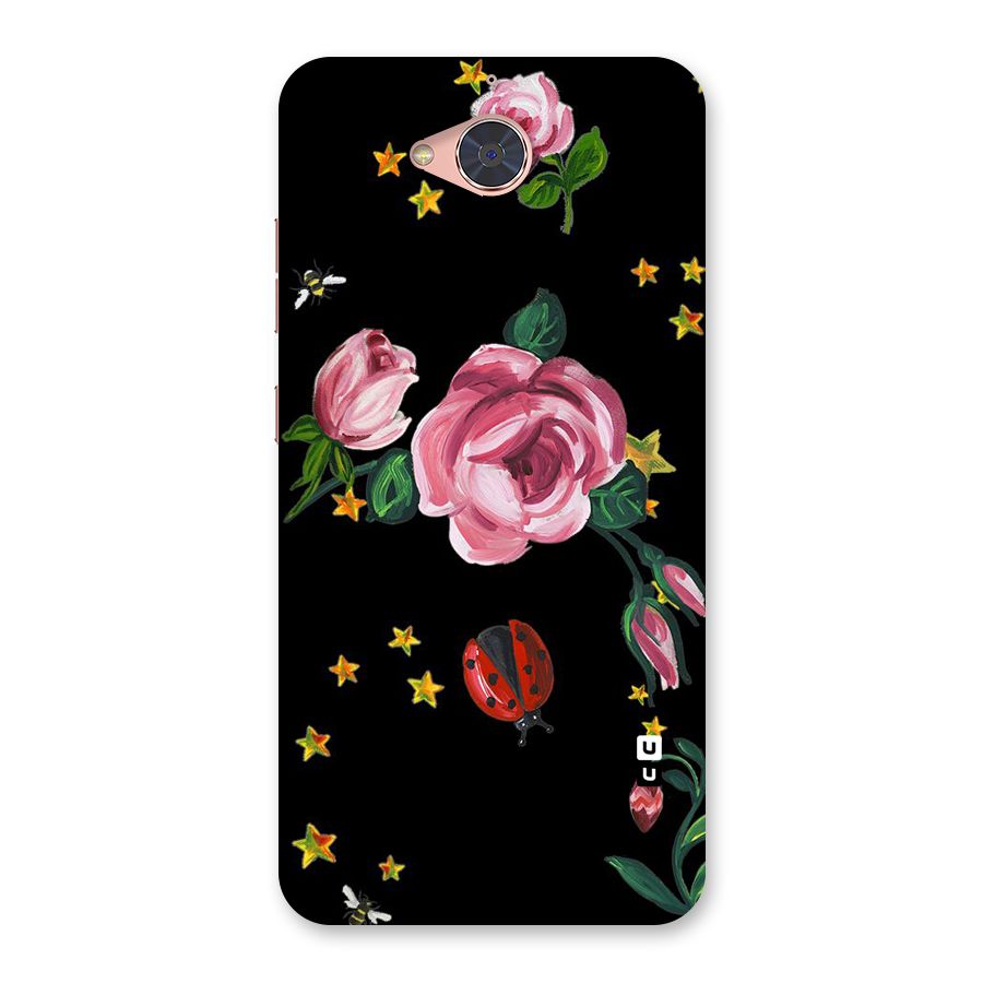 Ladybird And Floral Back Case for Gionee S6 Pro