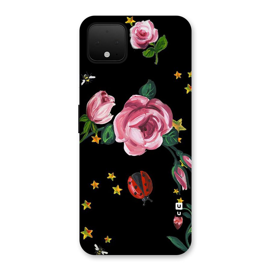 Ladybird And Floral Back Case for Google Pixel 4 XL
