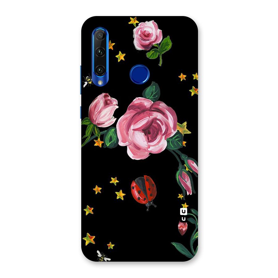 Ladybird And Floral Back Case for Honor 20i