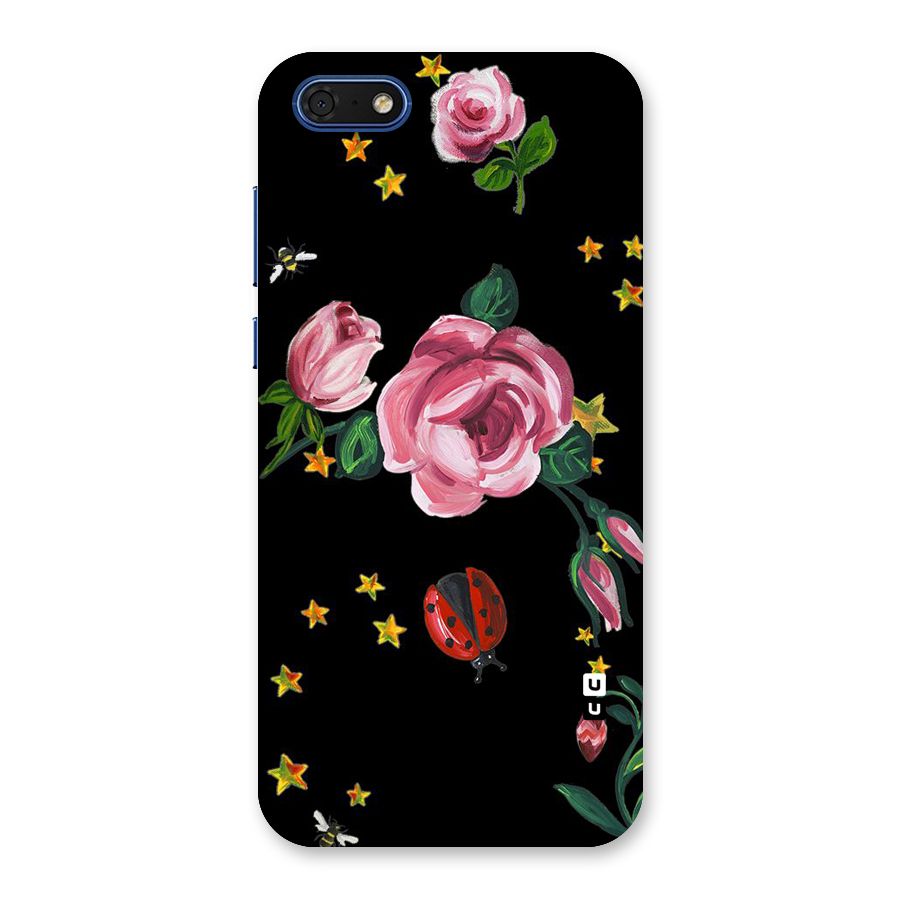 Ladybird And Floral Back Case for Honor 7s