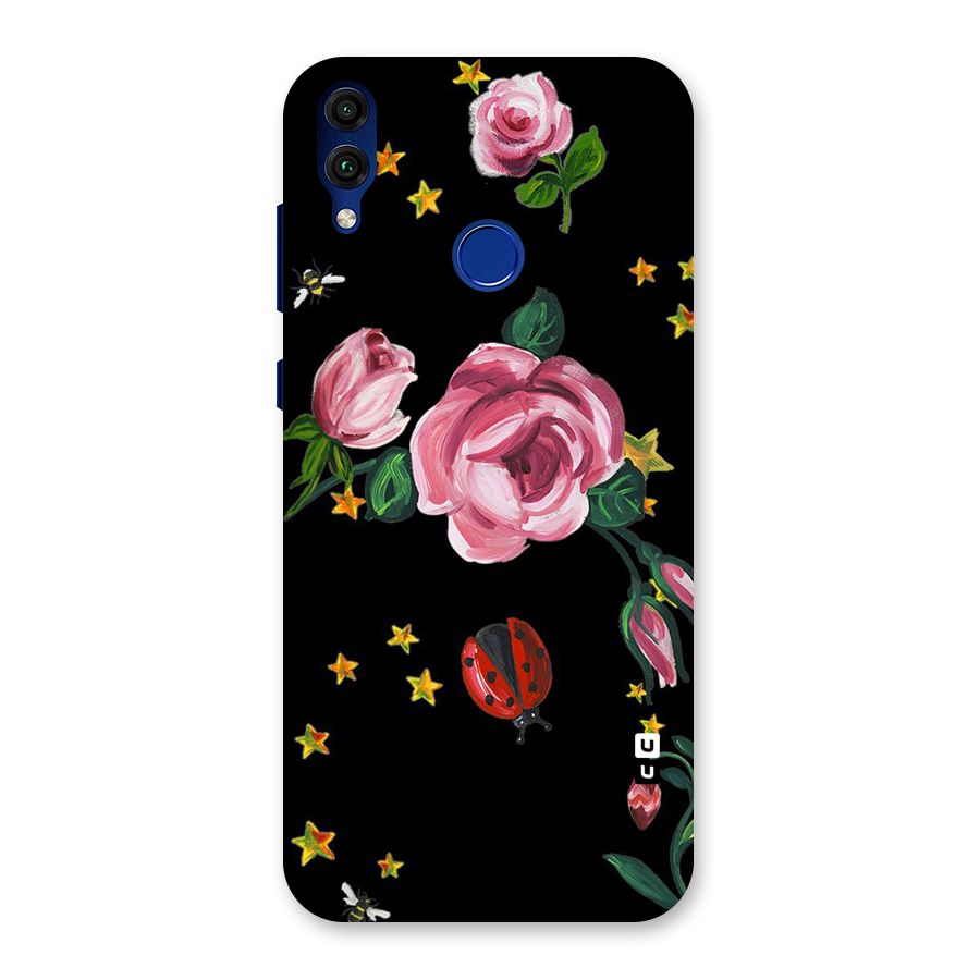 Ladybird And Floral Back Case for Honor 8C