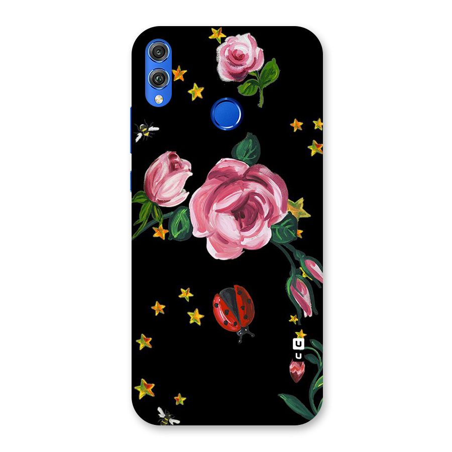 Ladybird And Floral Back Case for Honor 8X