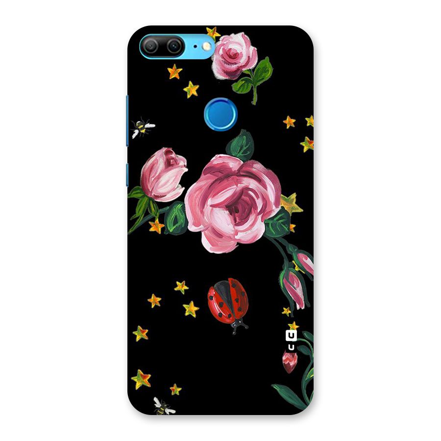 Ladybird And Floral Back Case for Honor 9 Lite