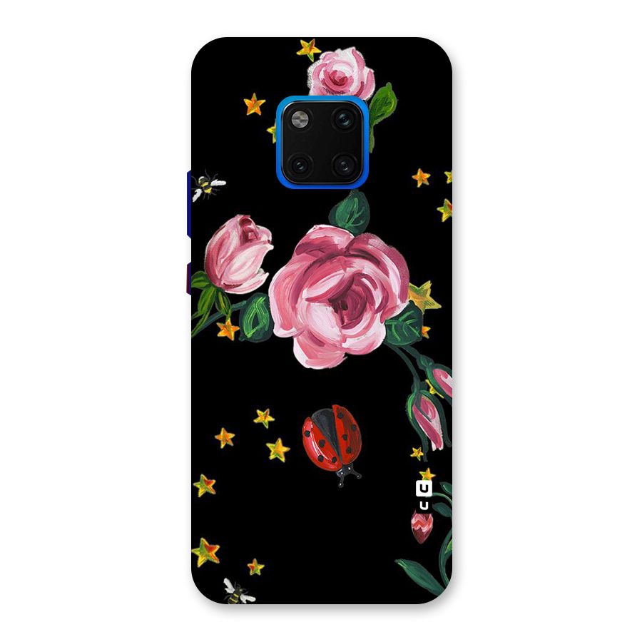 Ladybird And Floral Back Case for Huawei Mate 20 Pro
