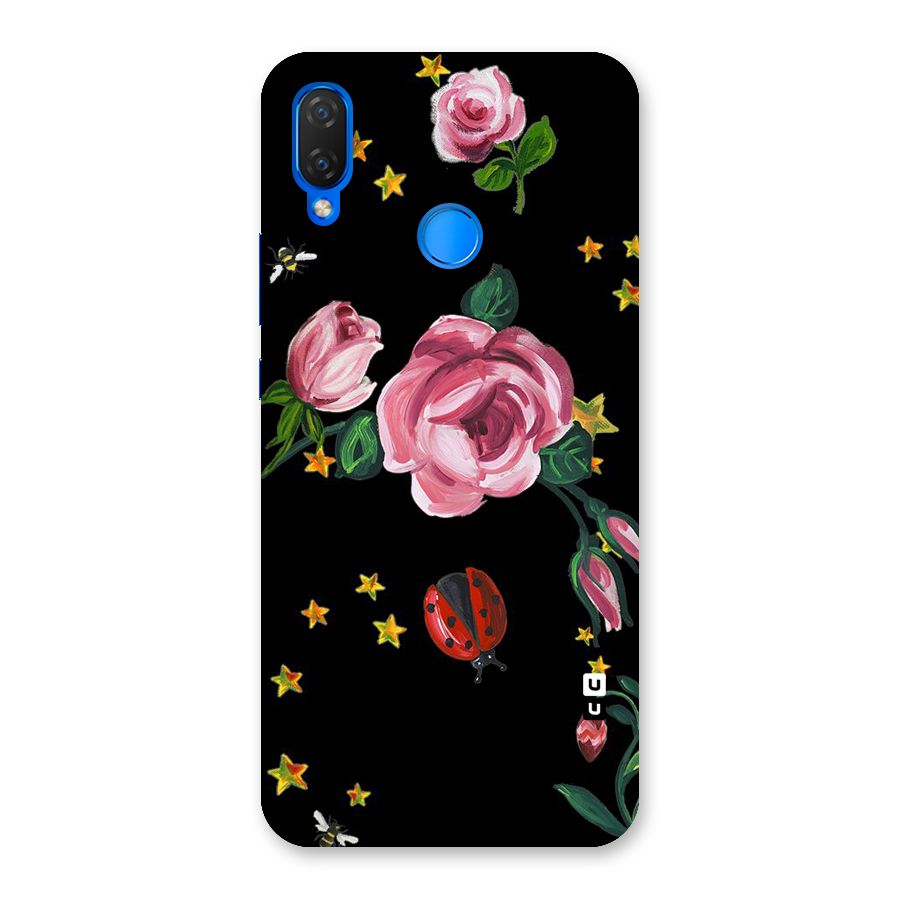Ladybird And Floral Back Case for Huawei P Smart+
