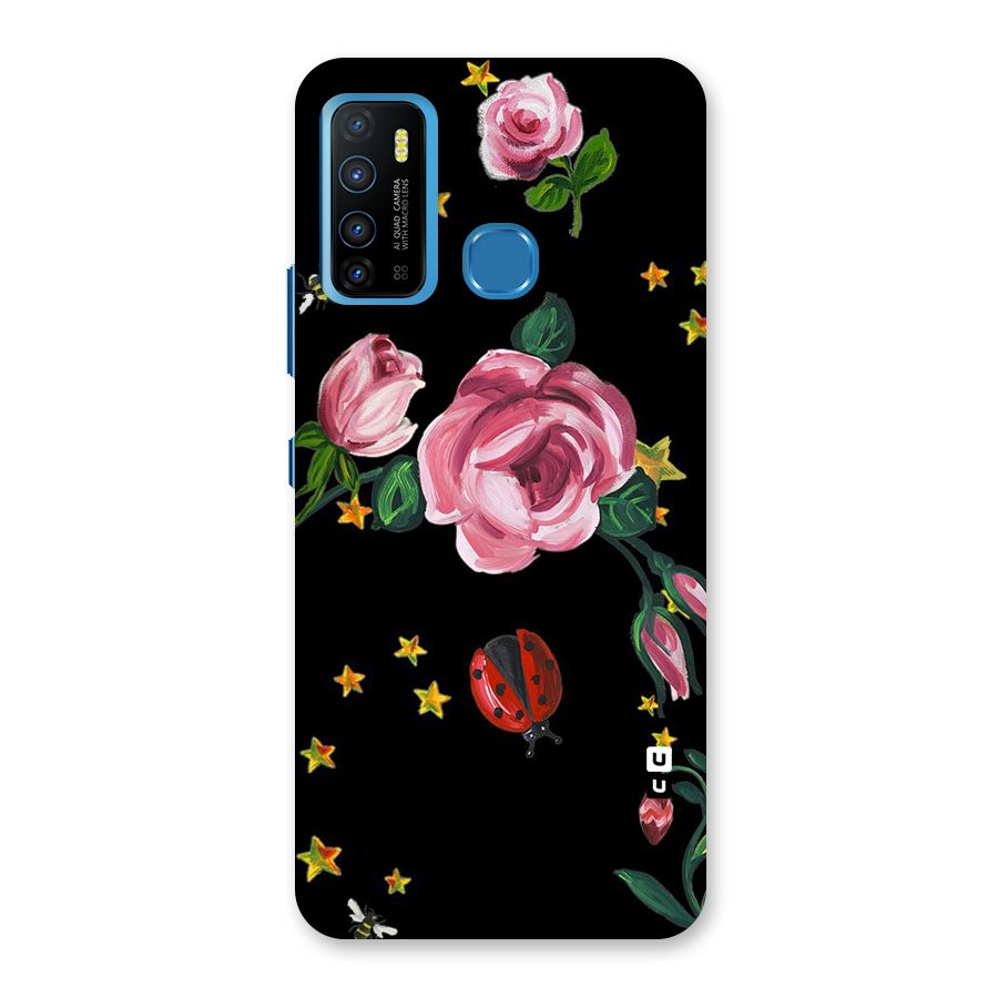 Ladybird And Floral Back Case for Infinix Hot 9