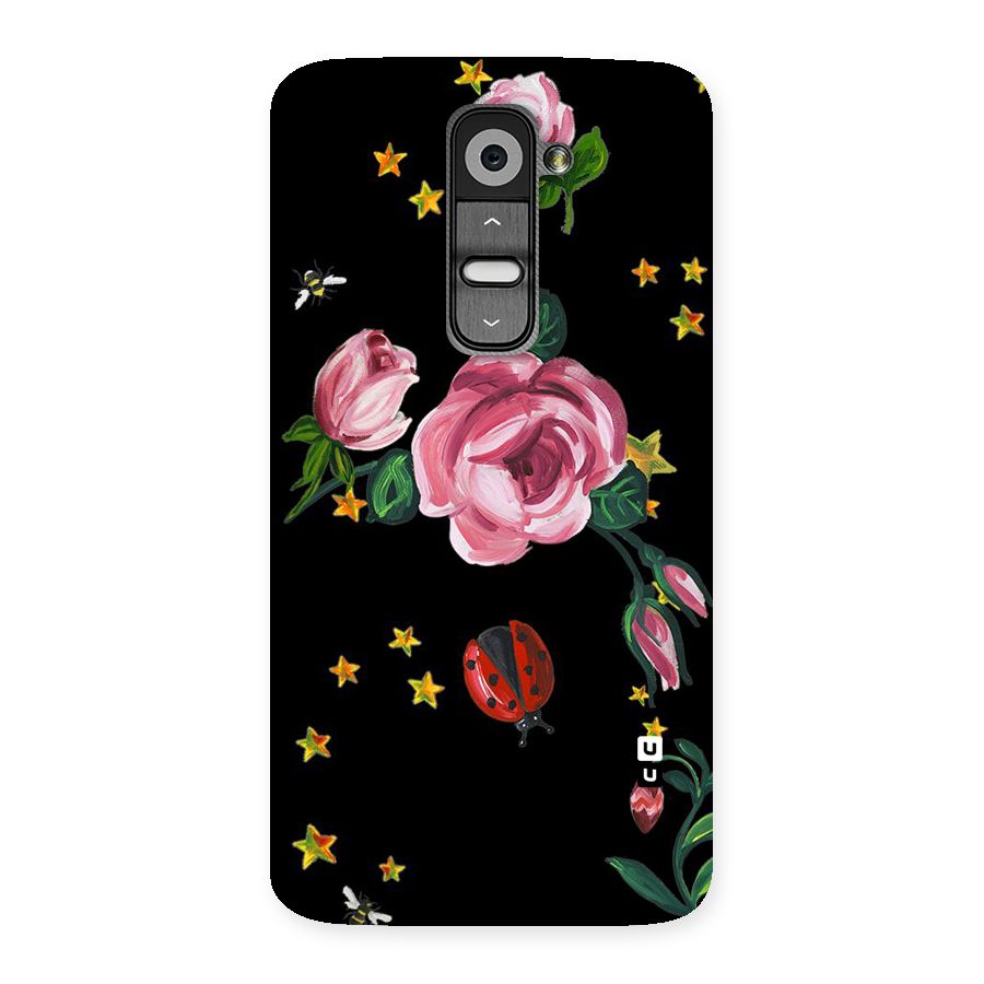 Ladybird And Floral Back Case for LG G2