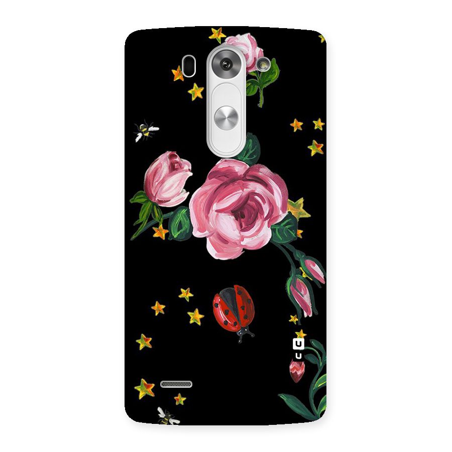 Ladybird And Floral Back Case for LG G3 Beat
