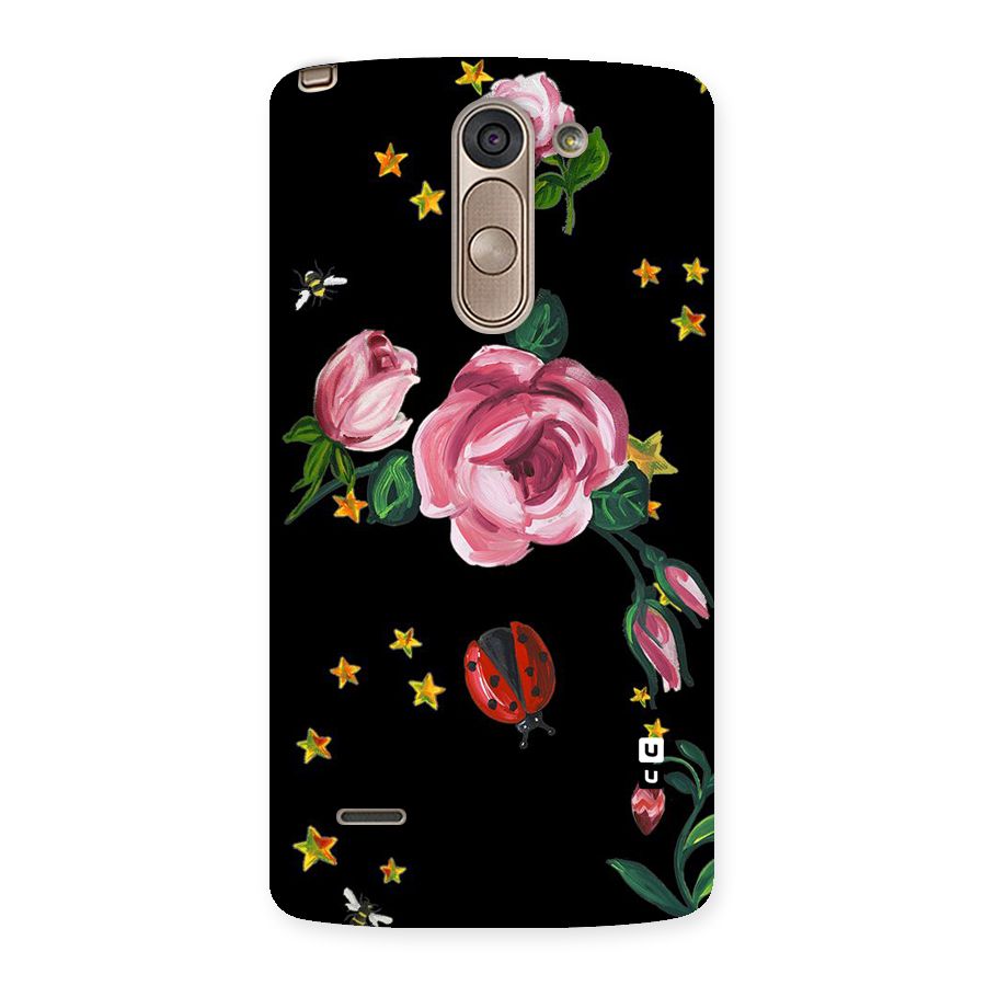 Ladybird And Floral Back Case for LG G3 Stylus