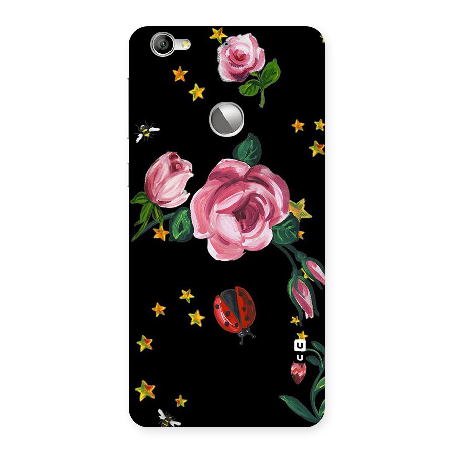 Ladybird And Floral Back Case for LeTV Le 1s