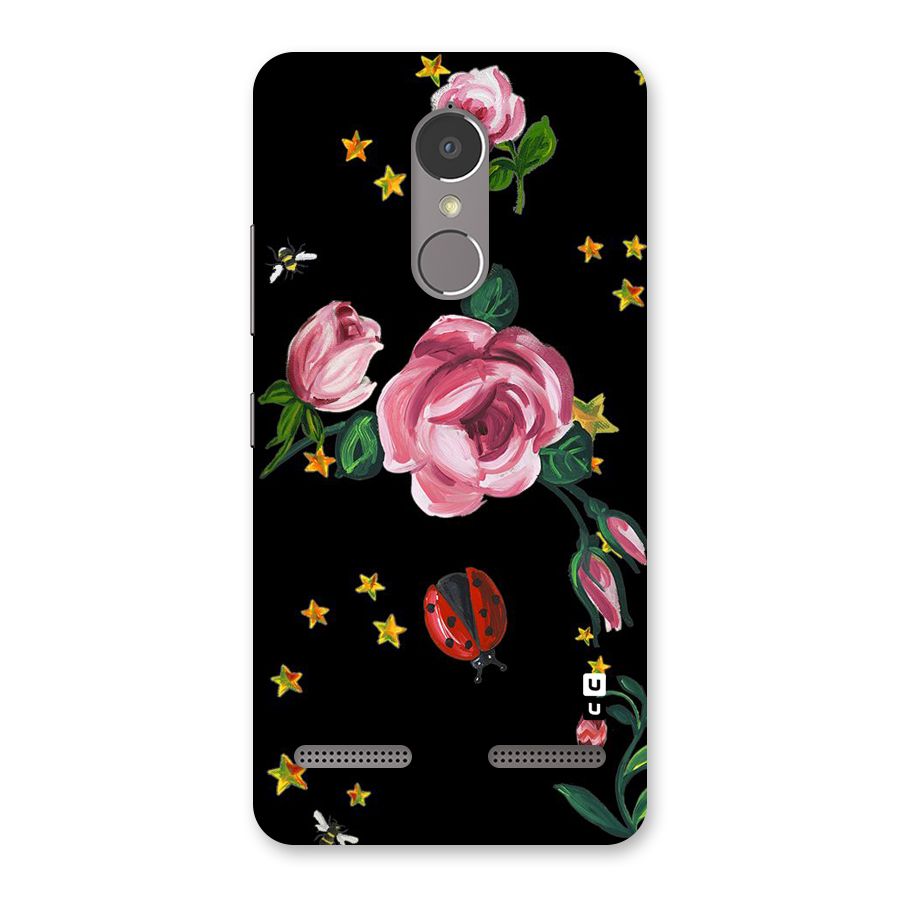 Ladybird And Floral Back Case for Lenovo K6