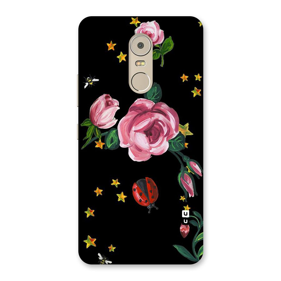 Ladybird And Floral Back Case for Lenovo K6 Note