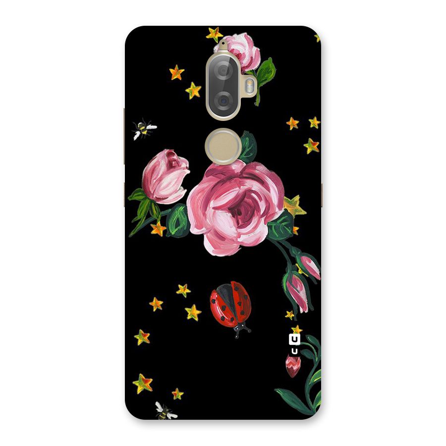 Ladybird And Floral Back Case for Lenovo K8 Plus