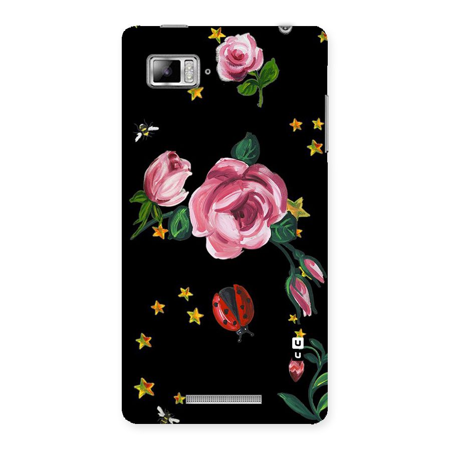 Ladybird And Floral Back Case for Lenovo Vibe Z K910