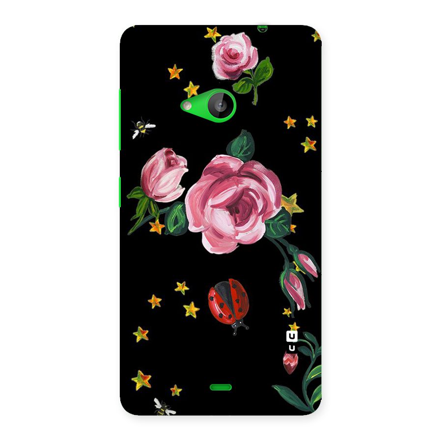 Ladybird And Floral Back Case for Lumia 535