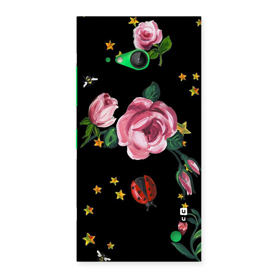 Ladybird And Floral Back Case for Lumia 730