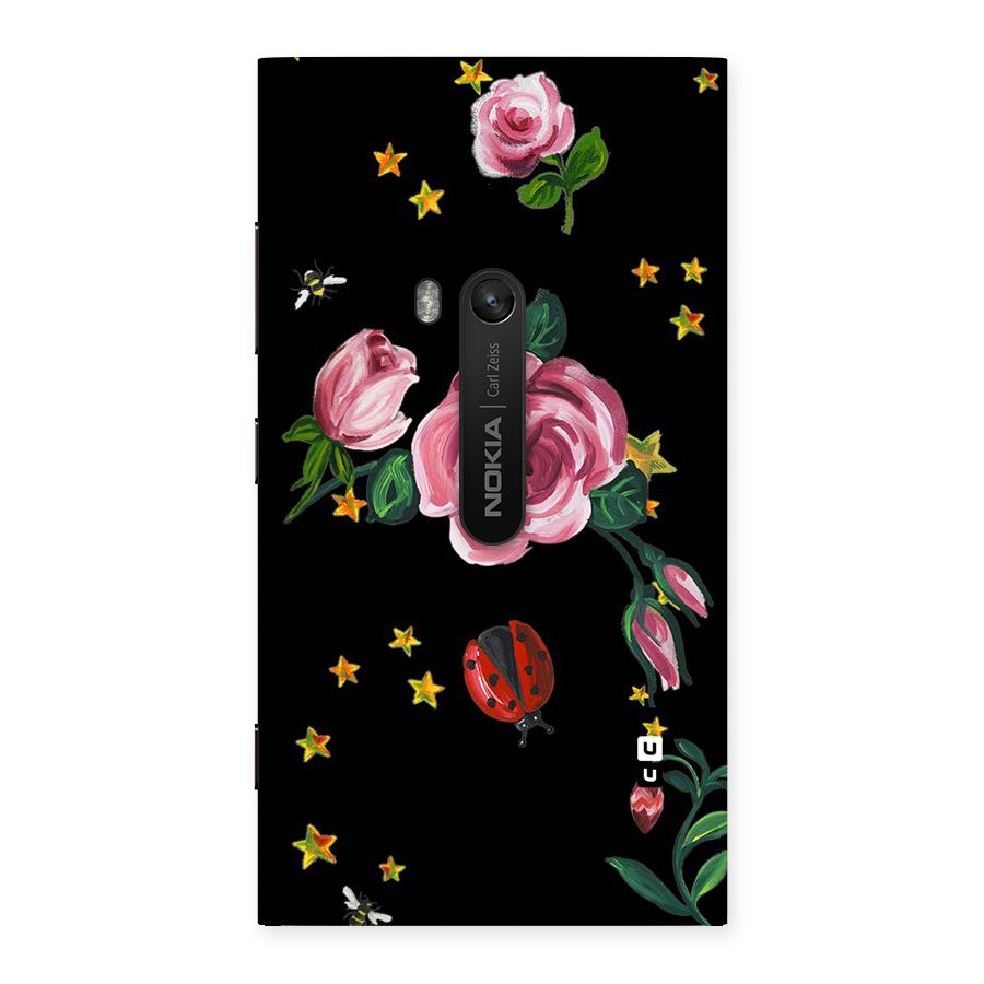 Ladybird And Floral Back Case for Lumia 920