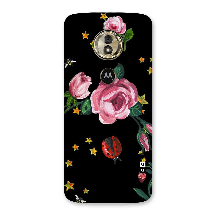 Ladybird And Floral Back Case for Moto G6 Play