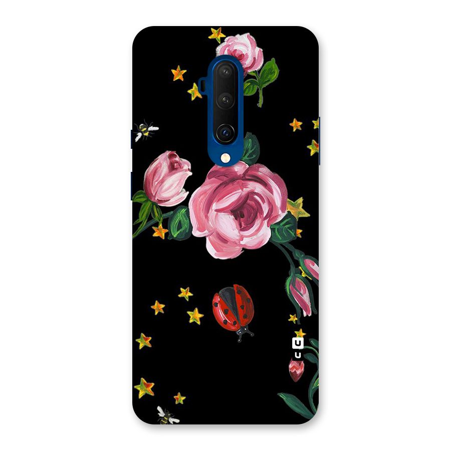 Ladybird And Floral Back Case for OnePlus 7T Pro
