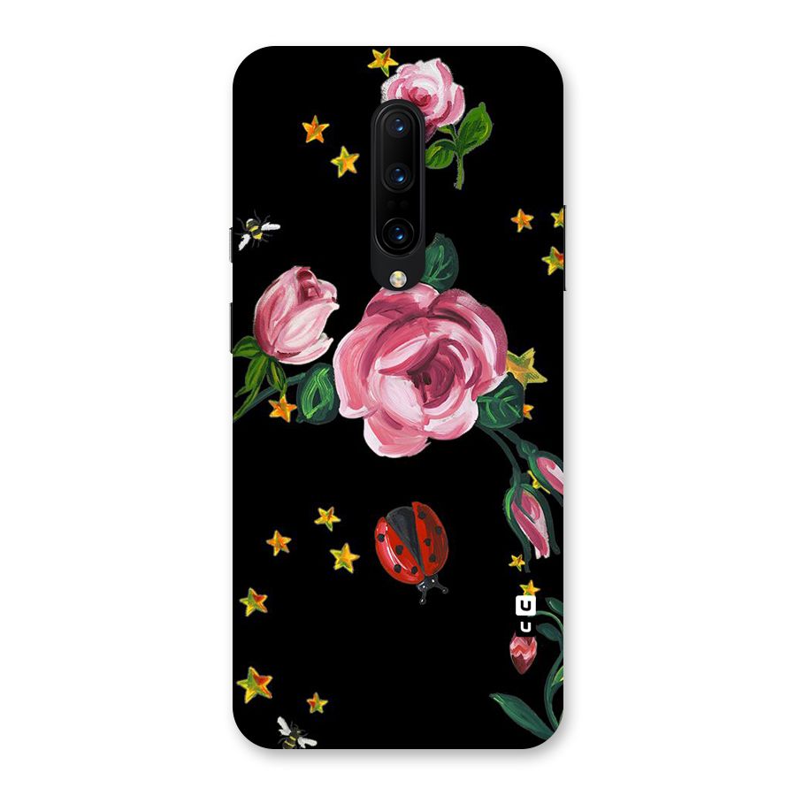 Ladybird And Floral Back Case for OnePlus 7 Pro