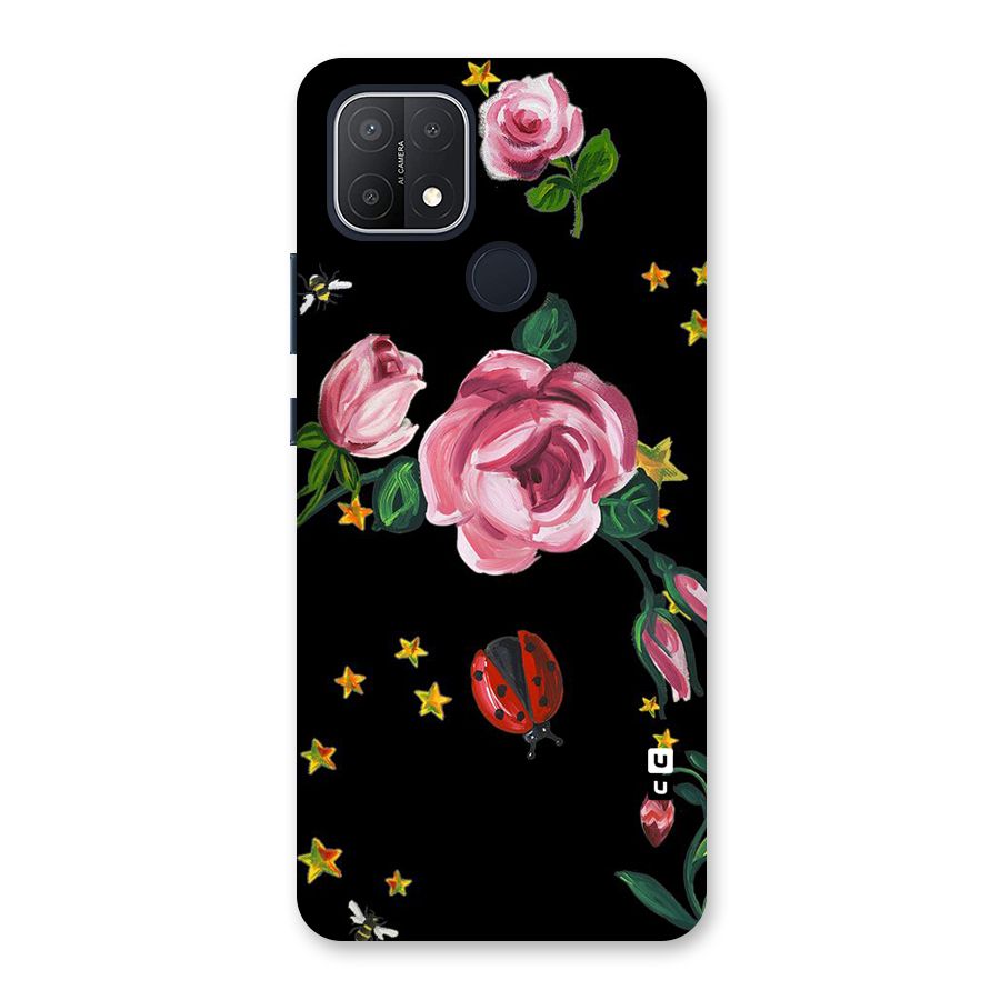 Ladybird And Floral Back Case for Oppo A15s