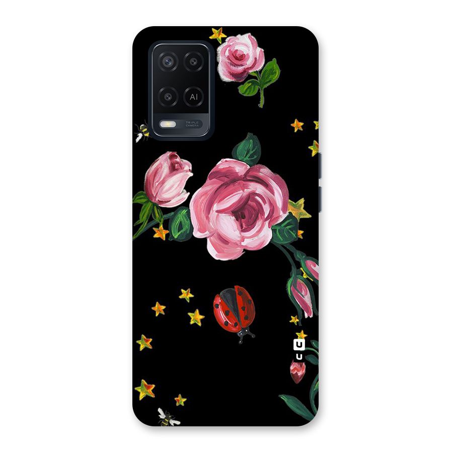 Ladybird And Floral Back Case for Oppo A54