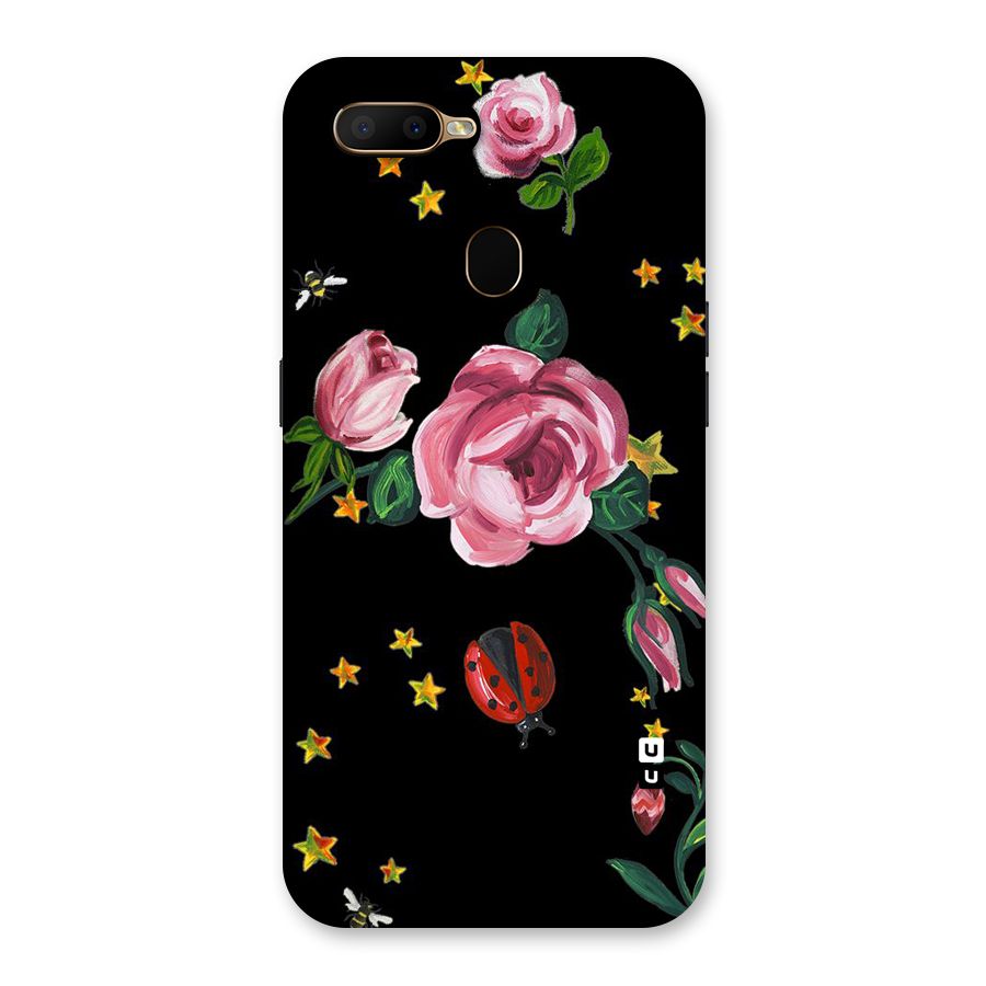 Ladybird And Floral Back Case for Oppo A5s
