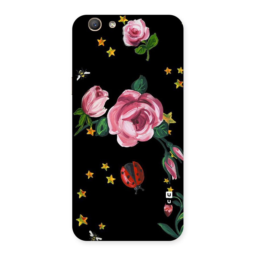 Ladybird And Floral Back Case for Oppo F1s
