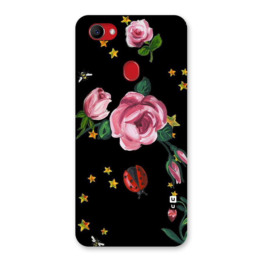 Ladybird And Floral Back Case for Oppo F7