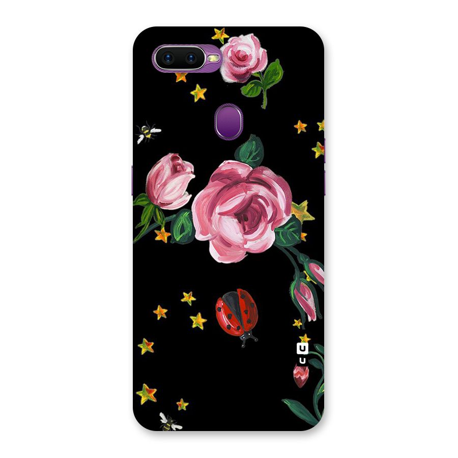Ladybird And Floral Back Case for Oppo F9