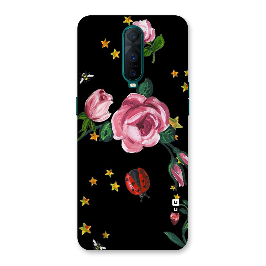 Ladybird And Floral Back Case for Oppo R17 Pro