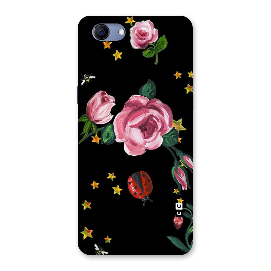 Ladybird And Floral Back Case for Oppo Realme 1