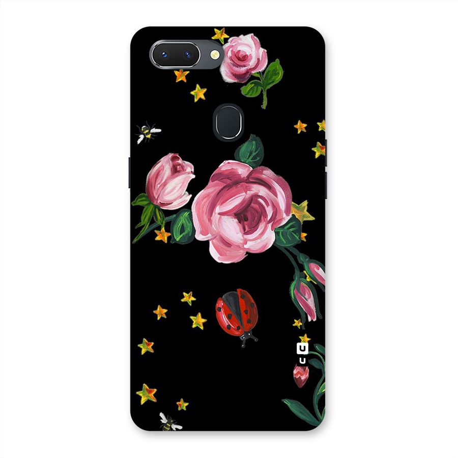 Ladybird And Floral Back Case for Oppo Realme 2