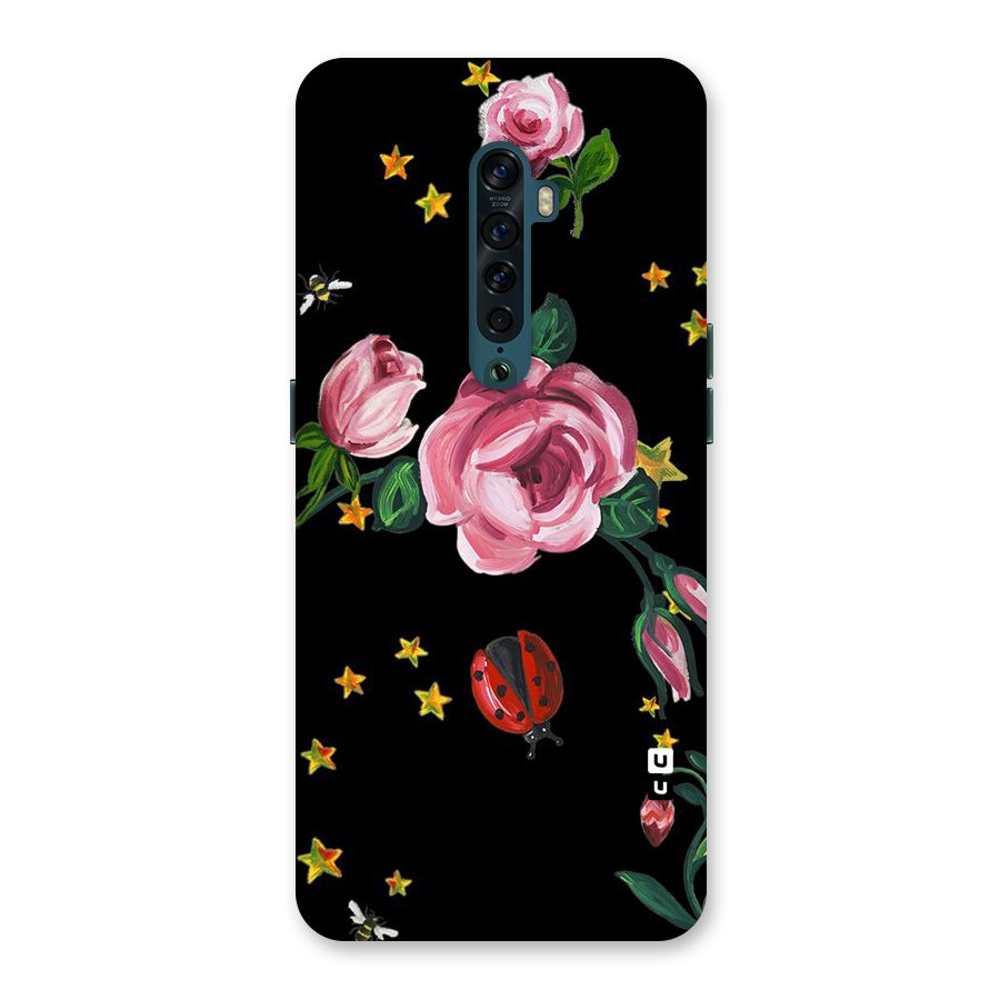 Ladybird And Floral Back Case for Oppo Reno2
