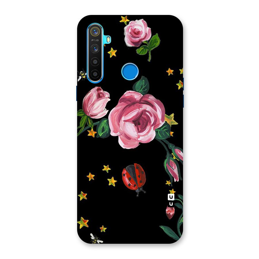 Ladybird And Floral Back Case for Realme 5s