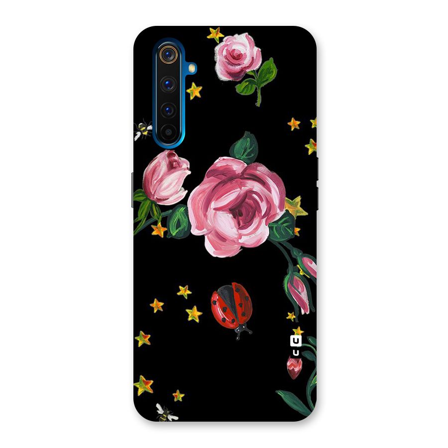 Ladybird And Floral Back Case for Realme 6 Pro