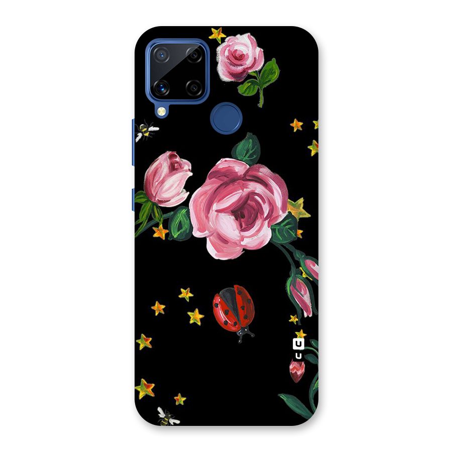 Ladybird And Floral Back Case for Realme Narzo 30A