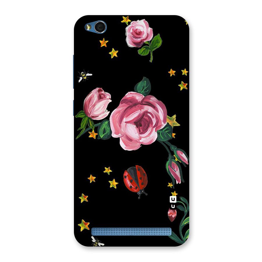 Ladybird And Floral Back Case for Redmi 5A