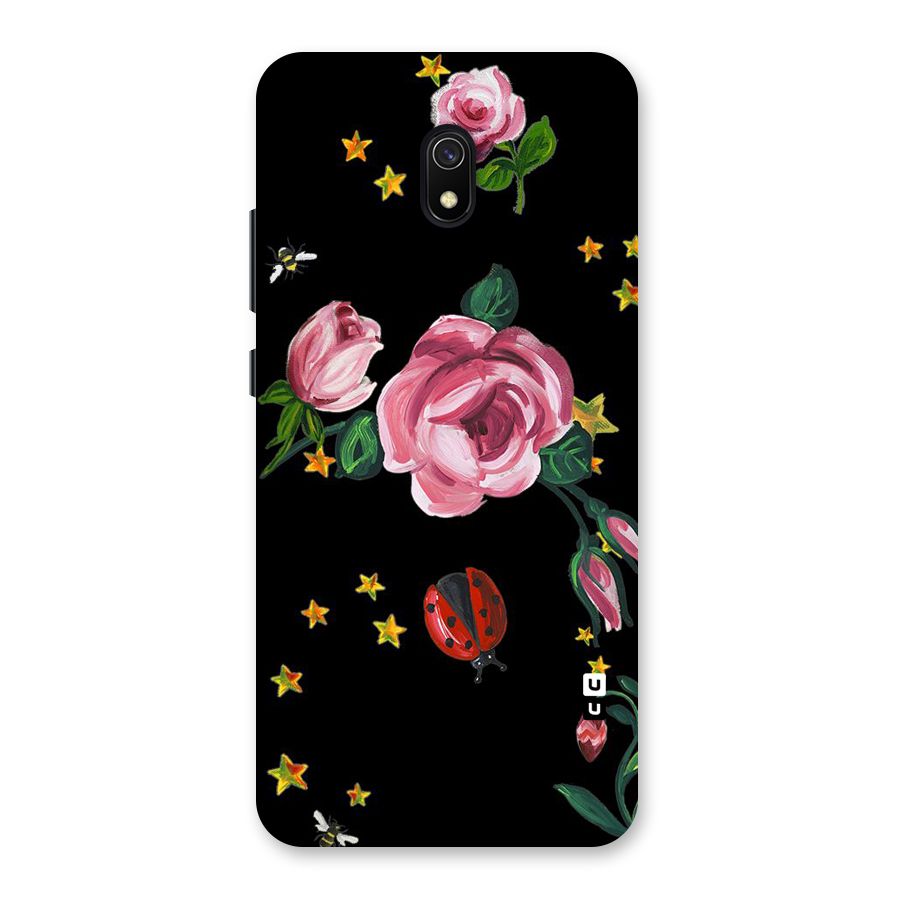 Ladybird And Floral Back Case for Redmi 8A