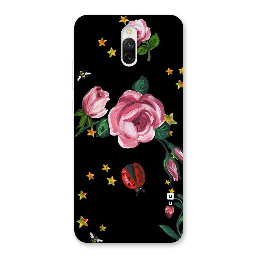 Ladybird And Floral Back Case for Redmi 8A Dual