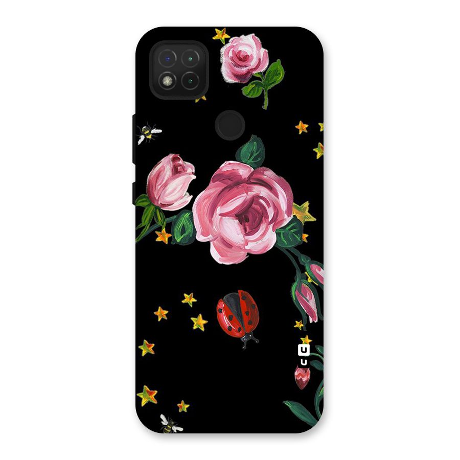 Ladybird And Floral Back Case for Redmi 9C