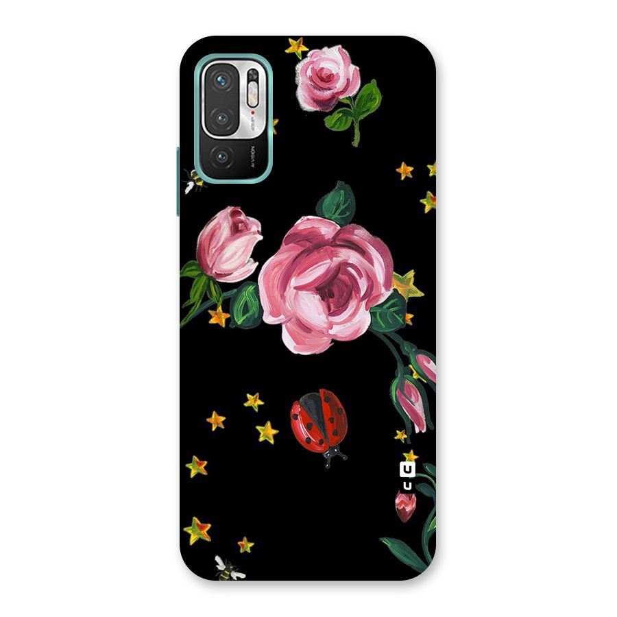 Ladybird And Floral Back Case for Redmi Note 10T 5G